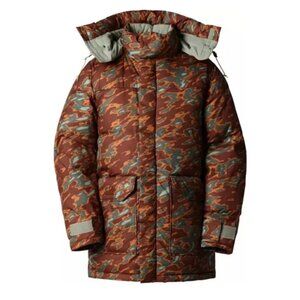The North Face 77 Brooks Range Parka Jacket (Glacier Print) - Dark Oak Camo